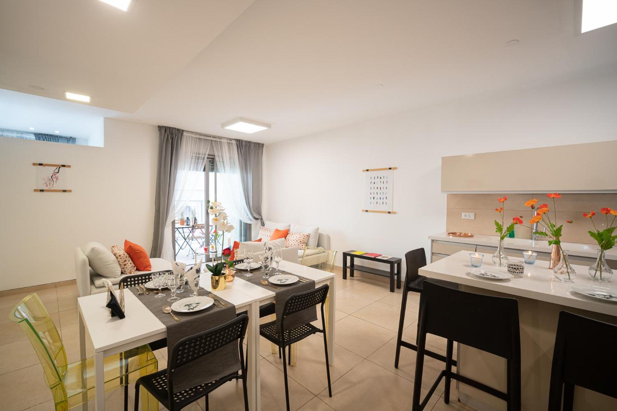 Harav Kuk Modern Apartment By Nimizz エルサレム エクステリア 写真